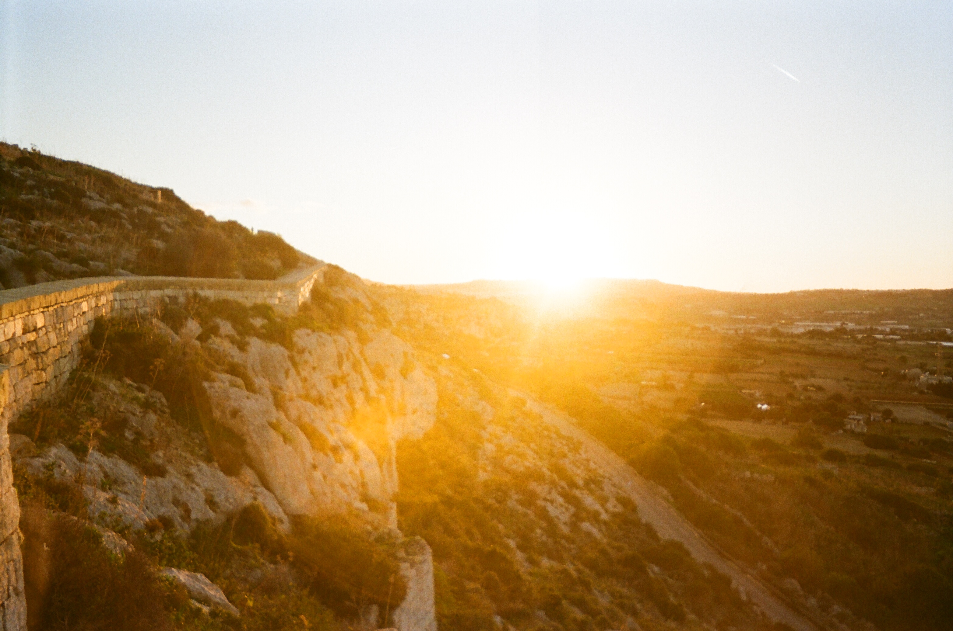 Sunsets along Victoria Lines, Malta (2024)